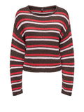 Only Pullover Geena Donna 15375362 Chocolate Martini Poinsettia/p - Marrone