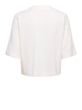Only T-shirt Donna 15375753 Cloud Dancer Amalfi - Bianco