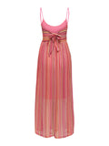 Only Vestito Longuette Donna 15375794 Raspberry Mock Orange Comb (sa - Rosa
