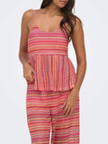 Only Top Donna 15375795 Raspberry Mock Orange Comb (sa - Rosa