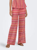 Only Pantalone Straight Donna 15375796 Raspberry Mock Orange Comb (sa - Rosa