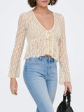 Only Cardigan Donna 15375831 Birch - Avorio