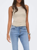 Only Top Donna 15376095 Humus Melange - Beige