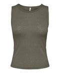 Only Top Donna 15376095 Smokey Olive Melange - Grigio