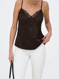 Only Top Faraya Strap Donna 15380254 Chocolate Torte - Marrone