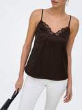 Only Top Faraya Strap Donna 15380254 Chocolate Torte - Marrone