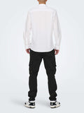 Only e Sons Camicia Casual Camicia Uomo 22012321 White - Bianco