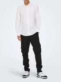 Only e Sons Camicia Casual Camicia Uomo 22012321 White - Bianco
