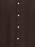 Only e Sons Camicia Casual Camicia Uomo 22012321 Coffee Bean Peppercorn - Marrone