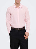 Only e Sons Camicia Casual Camicia Uomo 22012321 Veiled Pink - Rosa
