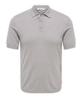 Only e Sons Polo Uomo 22022219 Gray Flannel - Grigio