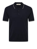 Only e Sons Polo Uomo 22022219 Dark Navy Silver Lining - Blu