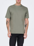 Only e Sons T-shirt Uomo 22022532 Castor Gray Darkest Spruce - Verde