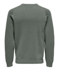 Only e Sons Pullover Uomo 22027590 Castor Gray Darkest Spruce - Verde