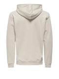Only e Sons Felpa Cappuccio Uomo 22031915 Silver Lining - Avorio