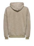 Only e Sons Felpa Cappuccio Uomo 22031917 Coriander - Beige