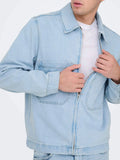 Only e Sons Giubbino di Jeans Cassel 6039 Uomo 22036039 - Denim