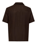 Only e Sons Camicia Casual Uomo 22036242 Coffee Bean - Marrone