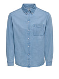 Only e Sons Camicia Jeans Uomo 22036600 - Denim