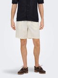 Only e Sons Bermuda Casual Uomo 22037261 Egret - Bianco