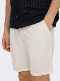 Only e Sons Bermuda Casual Uomo 22037261 Egret - Bianco