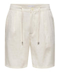 Only e Sons Bermuda Casual Uomo 22037261 Egret - Bianco