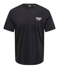 Only e Sons T-shirt Uomo 22037343 Jet Black Honshu Catsu - Nero