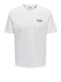 Only e Sons T-shirt Uomo 22037343 Bright White Honshu Catsu - Bianco