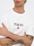 Only e Sons T-shirt Uomo 22038318 Bright White Tokyo - Bianco