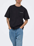 Only e Sons T-shirt Uomo 22038318 Black New York - Nero