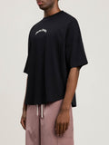 Palm Angels T-shirt Uomo PMAA10BS26JER007 Black White - Nero