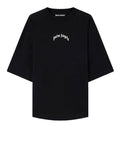 Palm Angels T-shirt Uomo PMAA10BS26JER007 Black White - Nero