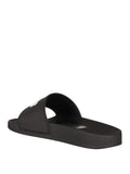 Palm Angels Ciabatte Big Logo Uomo PMIC018S26MAT003 Black White - Nero