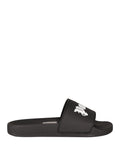 Palm Angels Ciabatte Big Logo Uomo PMIC018S26MAT003 Black White - Nero