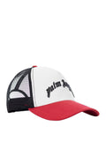 Palm Angels Berretto con Visiera Uomo PMLB068S26FAB002 - Bianco