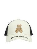 Palm Angels Berretto con Visiera Uomo PMLB068S26FAB004 Panna - Bianco