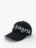 Palm Angels Berretto con Visiera Uomo PMLB104S26FAB003 Black White - Nero