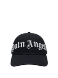 Palm Angels Berretto con Visiera Uomo PMLB104S26FAB003 Black White - Nero
