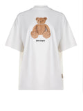 Palm Angels T-shirt Donna PWAA07BS26JER005 Off White Brown - Bianco