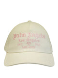 Palm Angels Berretto con Visiera Donna PWLB032S26FAB003 Panna - Bianco