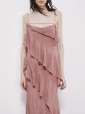 Patrizia Pepe Vestito Longuette Donna 2A3020A739 Terracotta Rust - Rosa