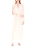 Patrizia Pepe Vestito Longuette Donna 2A3059AD08 Silky Nude - Rosa