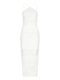 Patrizia Pepe Vestito Longuette Donna 2A3069A773 - Bianco