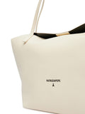 Patrizia Pepe Borsa Shopper Donna 2B0130L148 Wooly White - Avorio