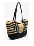 Patrizia Pepe Borsa Shopper Donna 2B0130V048 Black/natural - Nero