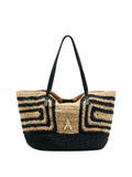 Patrizia Pepe Borsa Shopper Donna 2B0130V048 Black/natural - Nero