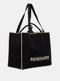 Patrizia Pepe Borsa Shopper Donna 2B0175K264 Black/wolly White - Nero