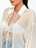 Patrizia Pepe Camicia Casual Camicia Donna 2C1695A776 - Bianco