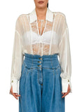 Patrizia Pepe Camicia Casual Camicia Donna 2C1695A776 - Bianco