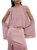 Patrizia Pepe Stola Donna 2F0133AD08 Terracotta Rust - Rosa